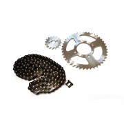 Набор: цепь и звезды на мотоцикл Минск D4 125