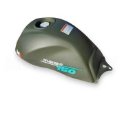 Бак топливный цвет зеленый на мотоцикл  Hunter 150