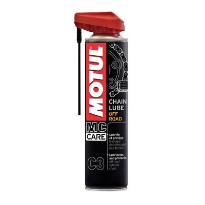 Смазка для мотоцепей Motul C3 CHAIN LUBE OFF ROAD, 400 мл для мотоцикла Смазка для мотоцепей Motul C3 CHAIN LUBE OFF ROAD, 400 мл для мотоцикла