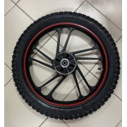 Колесо заднее с покрышкой в сборе на мотоцикл Минск D4 50