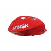 Бак топливный красный на мотоцикл Минск D4 125 (тёмно-красный)