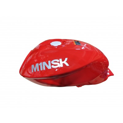 Бак топливный красный на мотоцикл Минск D4 125 (тёмно-красный) Бак топливный красный на мотоцикл Минск D4 125 (тёмно-красный)