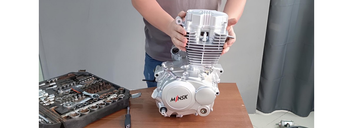 Снятие головки цилиндра двигателя 157FMI